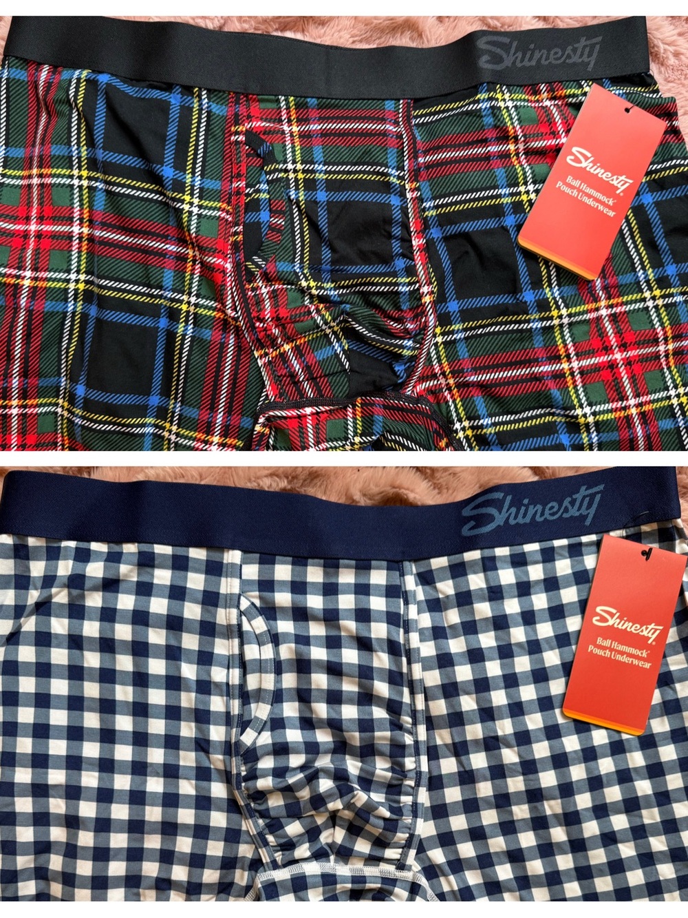Shinesty Men’s Boxers, Ball Hammock, XL, 2 pair